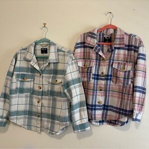 Set of 2 flannel shirts